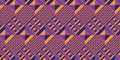 Colorful geometry seamless pattern with square tile Royalty Free Stock Photo