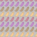 COLORFUL GHOSTS HALLOWEEN DESIGN PATTERN Royalty Free Stock Photo
