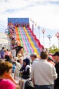Colorful Giant Slide at Sydney Royal Easter show.