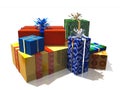 Colorful gifts Royalty Free Stock Photo