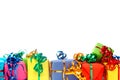 Colorful gifts Royalty Free Stock Photo