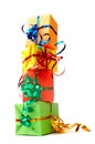 Colorful gifts Royalty Free Stock Photo