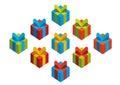 Colorful gifts Royalty Free Stock Photo