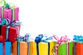 Colorful gifts box Royalty Free Stock Photo