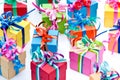 Colorful gifts box Royalty Free Stock Photo