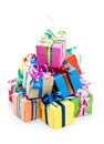 Colorful gifts box Royalty Free Stock Photo