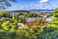 Colorful Ginkakuji Silver Pavilion Temple Rock Garden Kyoto Japan Royalty Free Stock Photo