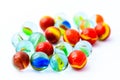 Colorful glass balls background Royalty Free Stock Photo