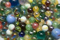 Colorful glass marbles Royalty Free Stock Photo