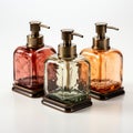 Colorful Glass Soap Dispensers With Timeless Nostalgia And Detailed Engraving