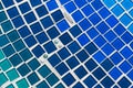 Colorful glass and tile wall texture background, mosaic art Royalty Free Stock Photo