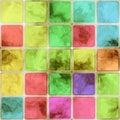 Colorful glass tiles Royalty Free Stock Photo