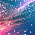 Colorful glitter background with bokeh for carnival Royalty Free Stock Photo