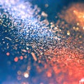 Colorful glitter background with bokeh for carnival Royalty Free Stock Photo