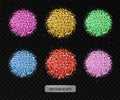 Colorful glitter background. Vector illustration. Royalty Free Stock Photo