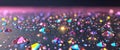 Colorful Glitter Crystals Abstract Background Royalty Free Stock Photo