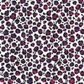 Glitter Leopard Pattern Design Background Royalty Free Stock Photo