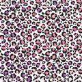 Glitter Leopard Pattern Design Background Royalty Free Stock Photo