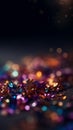 Colorful glitter sparkling background wallpaper. 3D effect Royalty Free Stock Photo