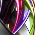 Colorful glossy abstract Royalty Free Stock Photo