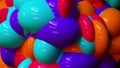 Colorful glossy balls