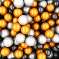 Colorful glossy spheres abstract background Royalty Free Stock Photo