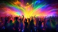 colorful glow rainbow background Royalty Free Stock Photo