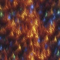 Colorful glowing fire. A glowing fire illustration. AI-Generated. Royalty Free Stock Photo