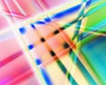 colorful glowing graphic abstract, geometric shapes, illustration for backgrounds and wallpapers, banners,