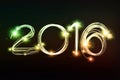 2016 Colorful glowing Line light for abstract background