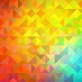 Colorful golden geometric background. Illustration