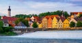 Landsberg am Lech gothic Old Town, Germany Royalty Free Stock Photo