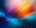 A colorful gradient abstract background, with lines in cool tones, modern and elegance design, wallpaper Royalty Free Stock Photo