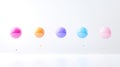 Colorful Gradient Bubble Geometric Shape Set for Design Elements