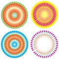 Colorful gradient Circles