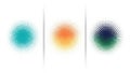 Colorful gradient circles Royalty Free Stock Photo