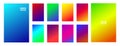 Colorful gradient background design