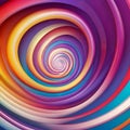 Colorful gradient futuristic spiral motion background Royalty Free Stock Photo