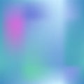 Colorful gradient mesh with dark pink, blue and green. Bright colored square background.