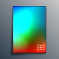 Colorful gradient texture poster design for wallpaper, flyer, brochure cover, typography or other printing products Royalty Free Stock Photo
