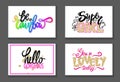 Colorful Graffiti Fonts Vector Illustration Slogan