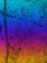 Colorful graffiti scratched grungy wall texture