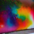 Colorful graffiti   texture as background Royalty Free Stock Photo
