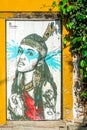 Wall Art in Cartagena, Colombia Royalty Free Stock Photo