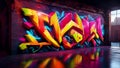 colorful graffiti on wall , Graffiti wall abstract background ,graffiti artwork , graffiti wallpaper desktop, printable canvas