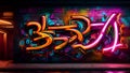 colorful graffiti on wall , Graffiti wall abstract background ,graffiti artwork , graffiti wallpaper desktop, printable canvas