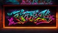 colorful graffiti on wall , Graffiti wall abstract background ,graffiti artwork , graffiti wallpaper desktop, printable canvas