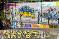 Colorful graffity wall