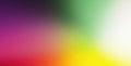 Colorful grainy gradient background with green yellow red black purple blurred colors for banner poster cover web design Royalty Free Stock Photo
