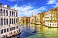 Grand Canal From Rialto Bridge Venice Italy